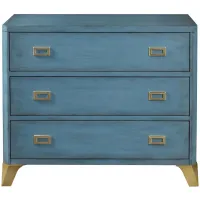 Pulaski Accents Eclectic Chest in Turquoise by Samuel Lawrence