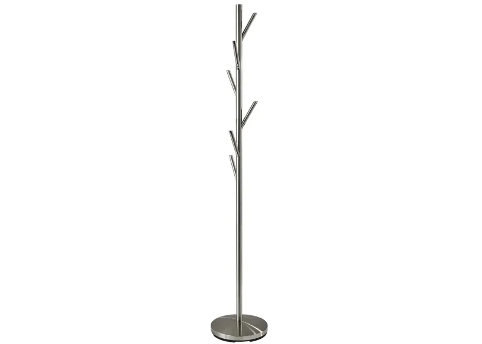 Evergreen Coat Rack in Brushed Steel by Adesso Inc