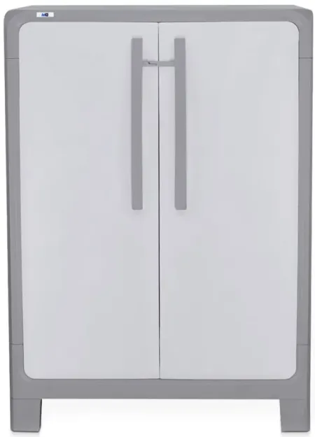Elsinore Freestanding Cabinet in Gray and White by Inval America
