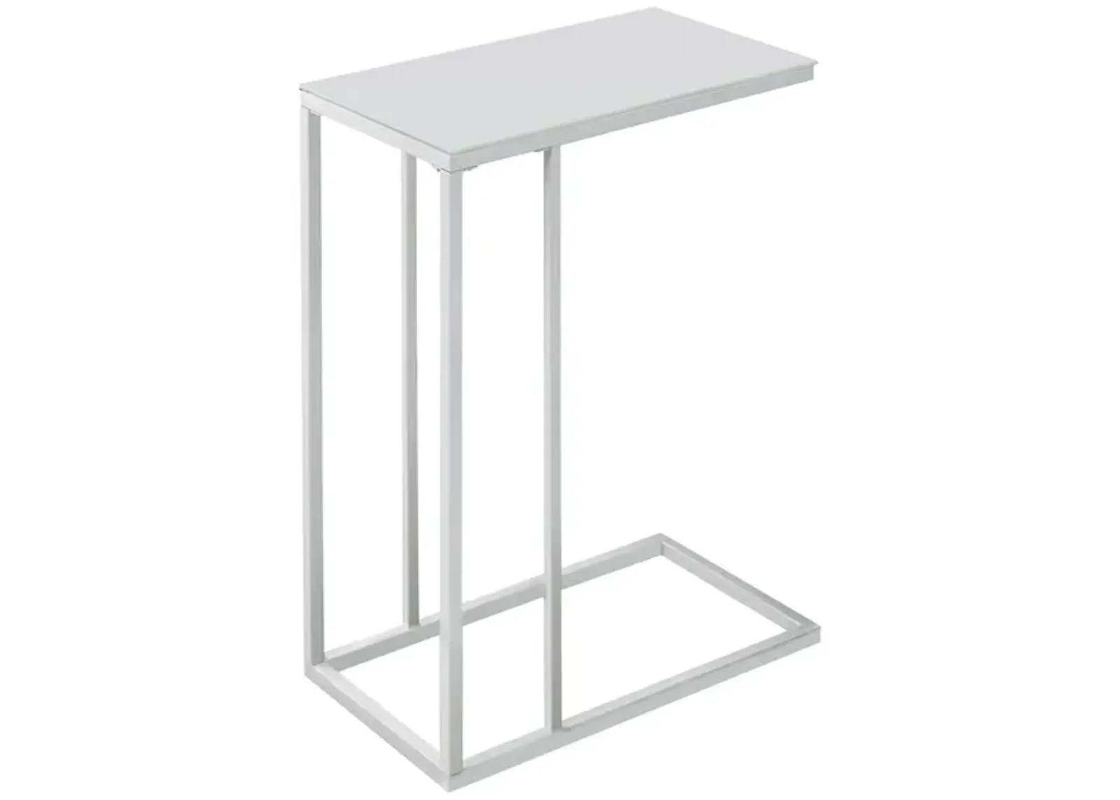 Banks Rectangular Accent Table in White by Monarch Specialties