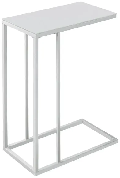 Banks Rectangular Accent Table in White by Monarch Specialties