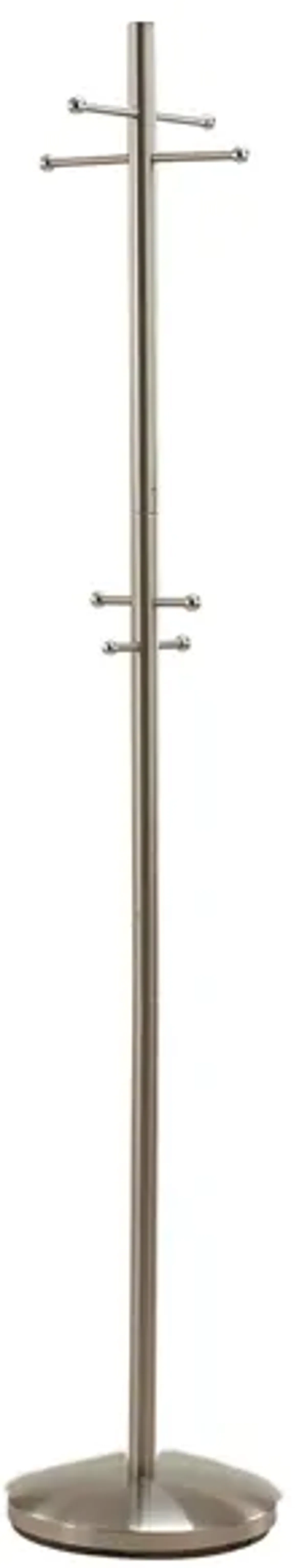 Springsong Coat Rack in Brushed Steel by Adesso Inc