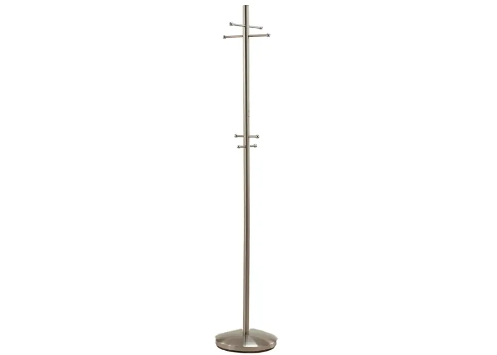 Springsong Coat Rack in Brushed Steel by Adesso Inc