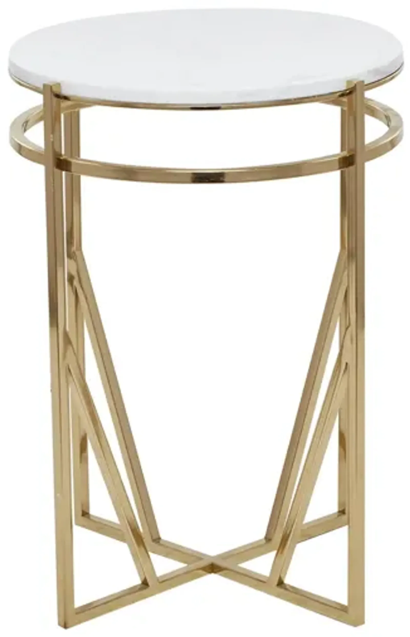 Ivy Collection Geometric Accent Table