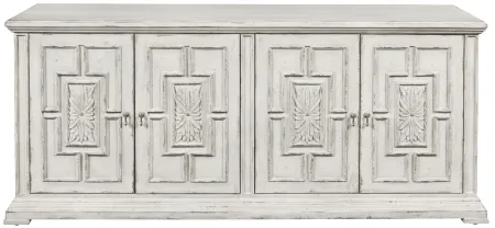 Pulaski Accents Entertainment Credenza in White by Samuel Lawrence