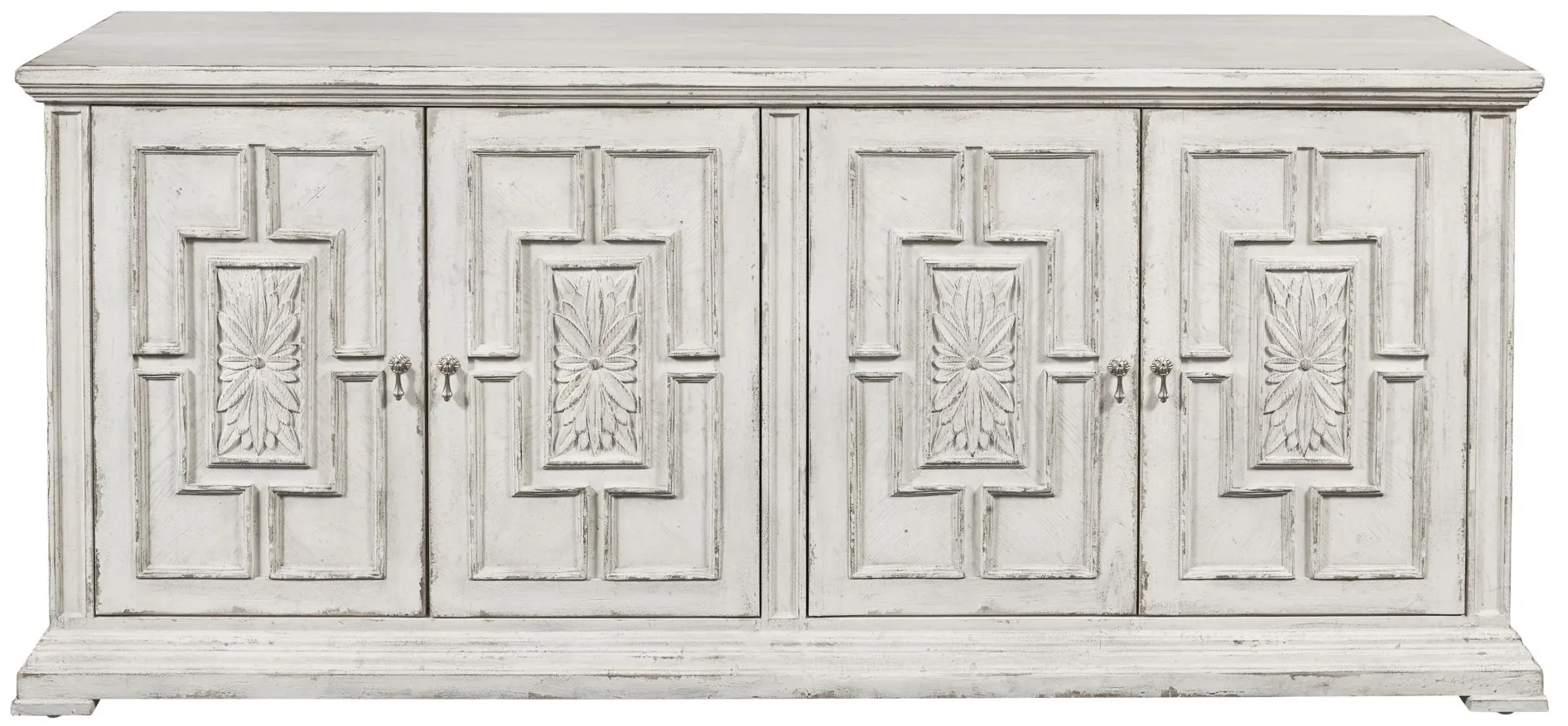 Pulaski Accents Entertainment Credenza in White by Samuel Lawrence