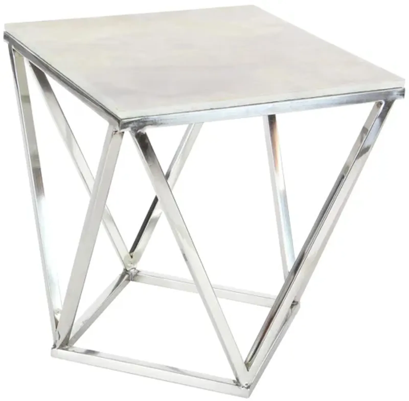 Ivy Collection Geometric Accent Table