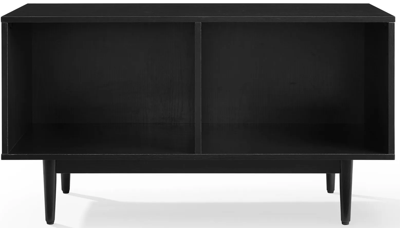 Liam Medium Record Storage Cabinet in Black by Crosley Brands