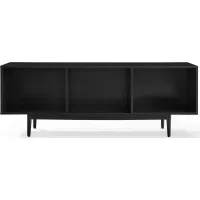 Liam Large Record Storage Cabinet in Black by Crosley Brands