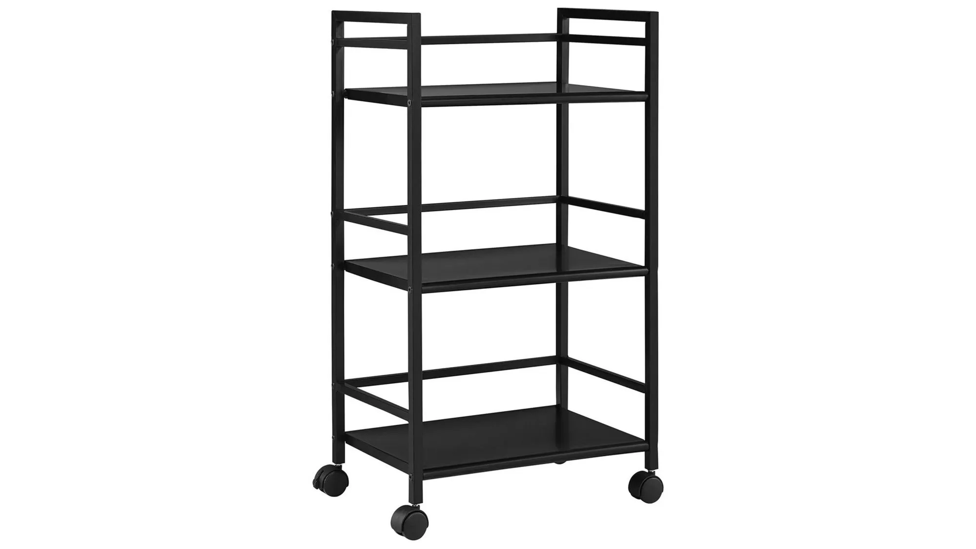 Marshall Rolling Utility Cart in Black by DOREL HOME FURNISHINGS