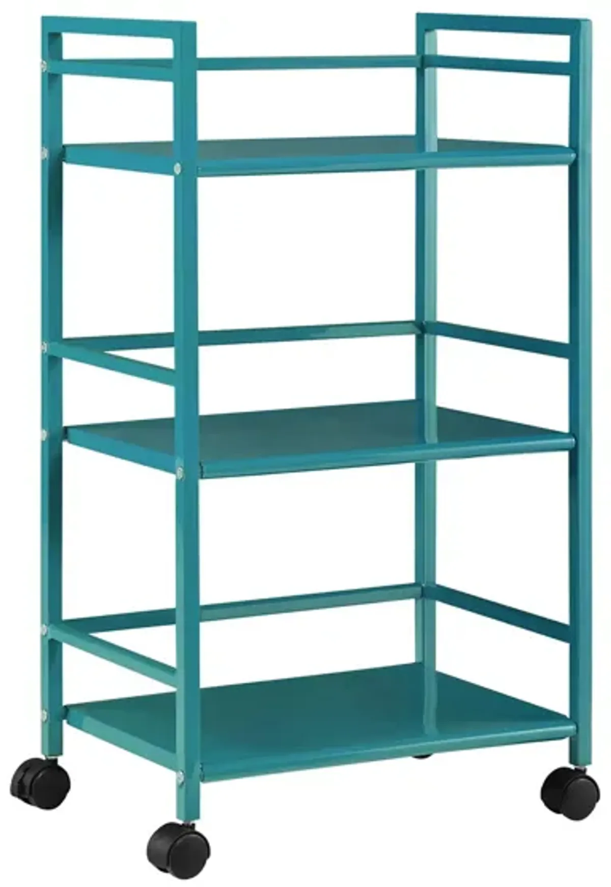 Marshall Rolling Utility Cart in Teal by DOREL HOME FURNISHINGS