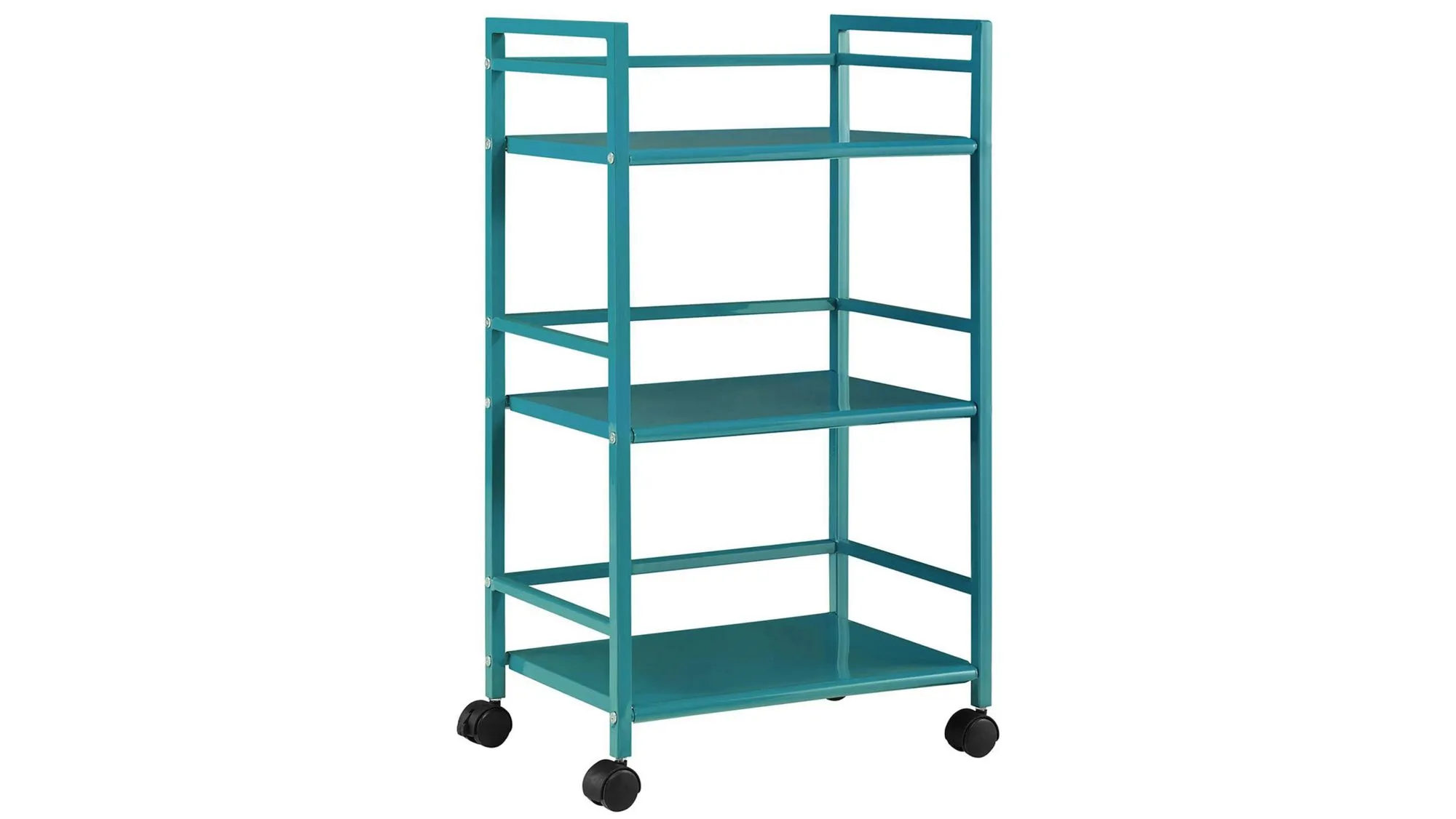 Marshall Rolling Utility Cart in Teal by DOREL HOME FURNISHINGS