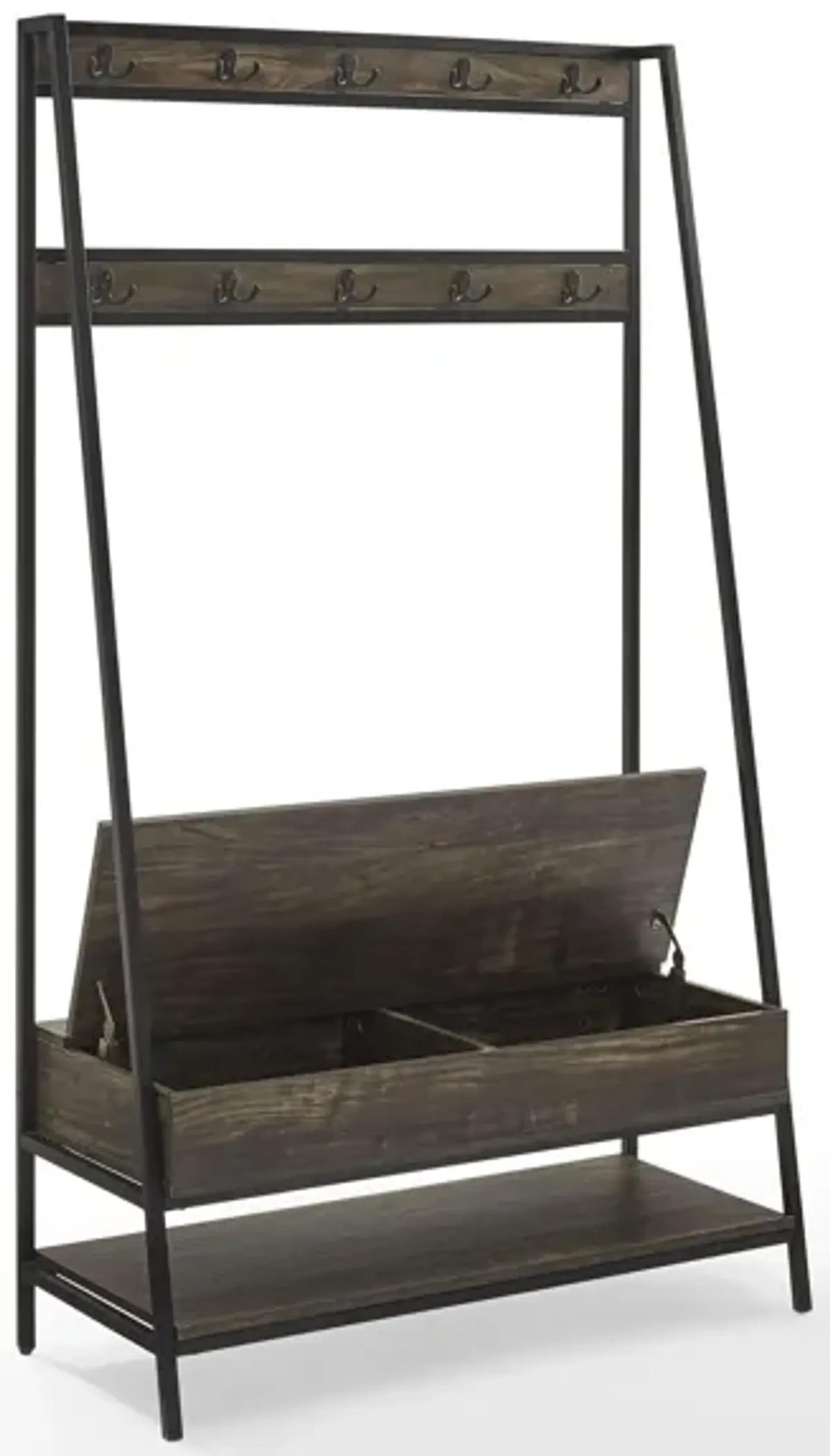 Jacobsen Hall Tree in Brown Ash by Crosley Brands