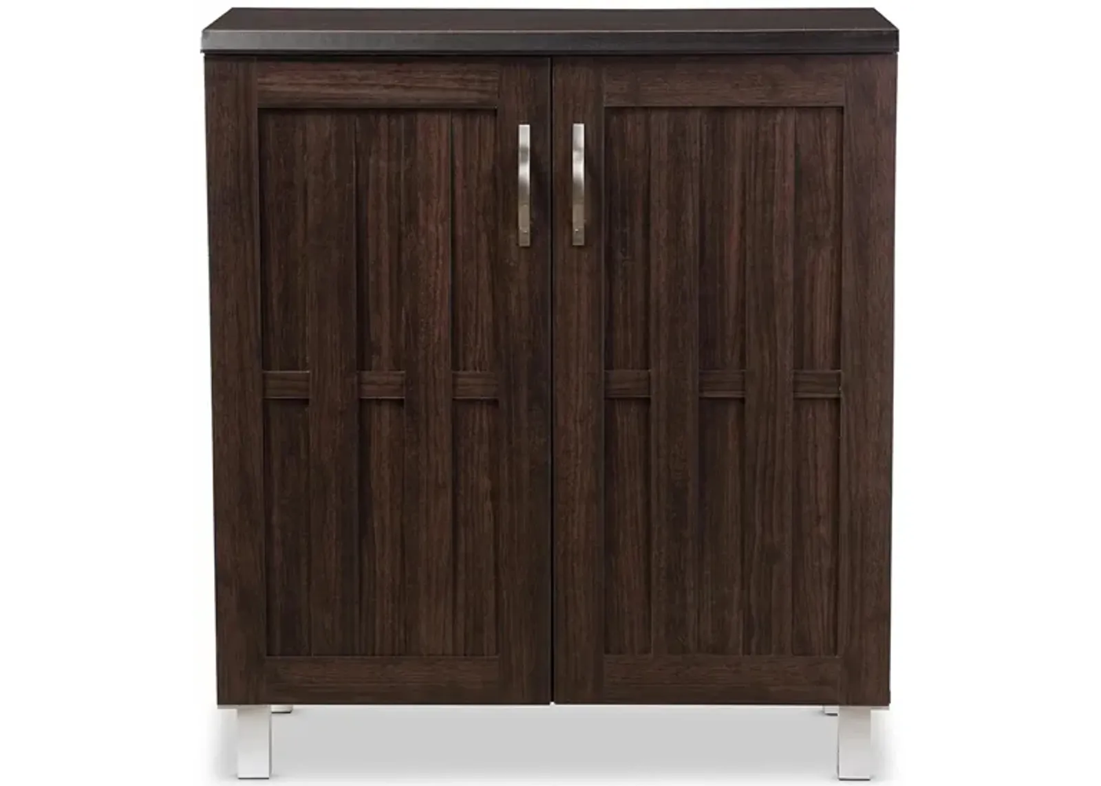 Exce Sideboard Storage Cabinet in Dark Brown by Wholesale Interiors