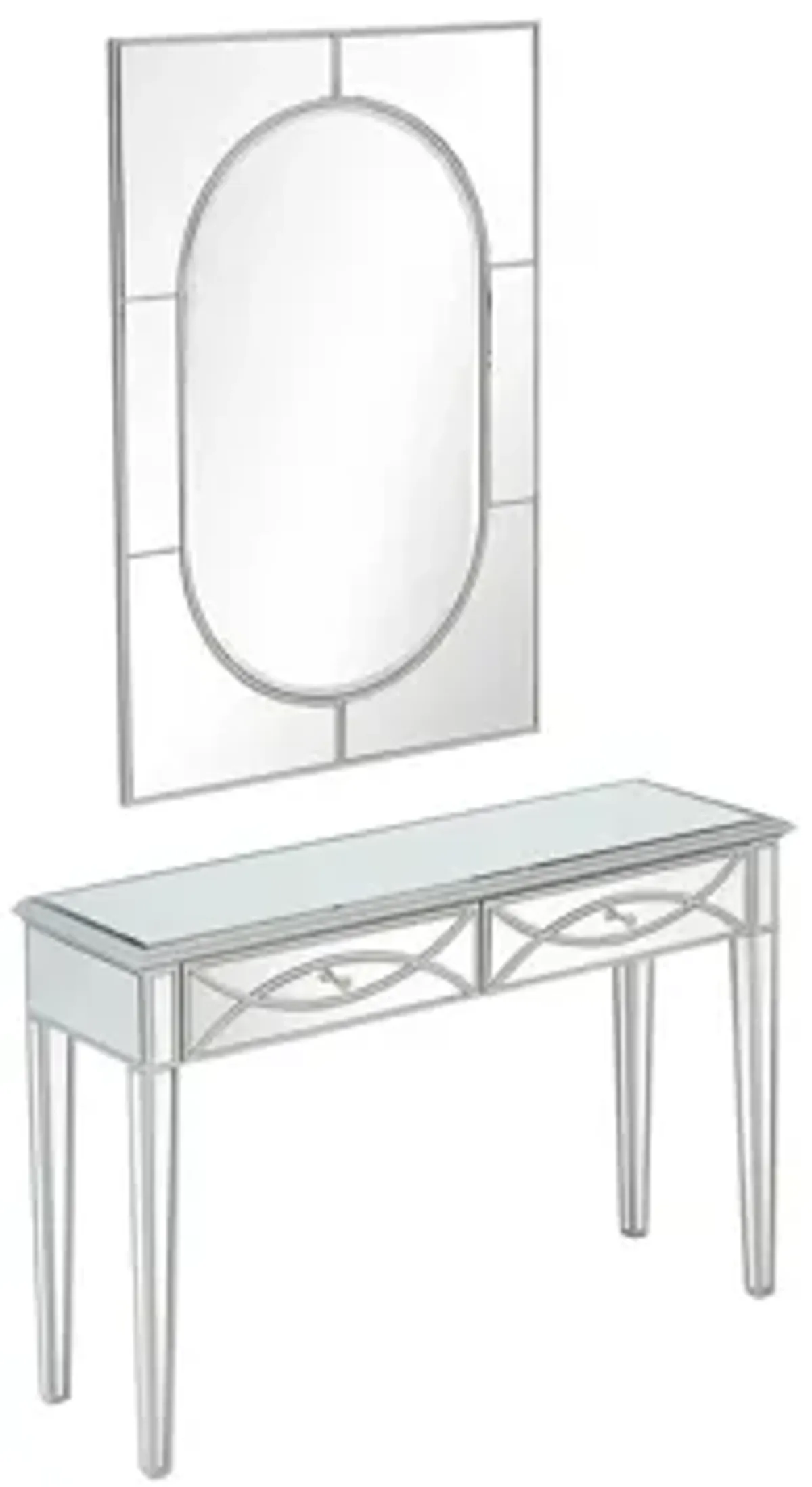 Helena Wall Mirror and Console Table