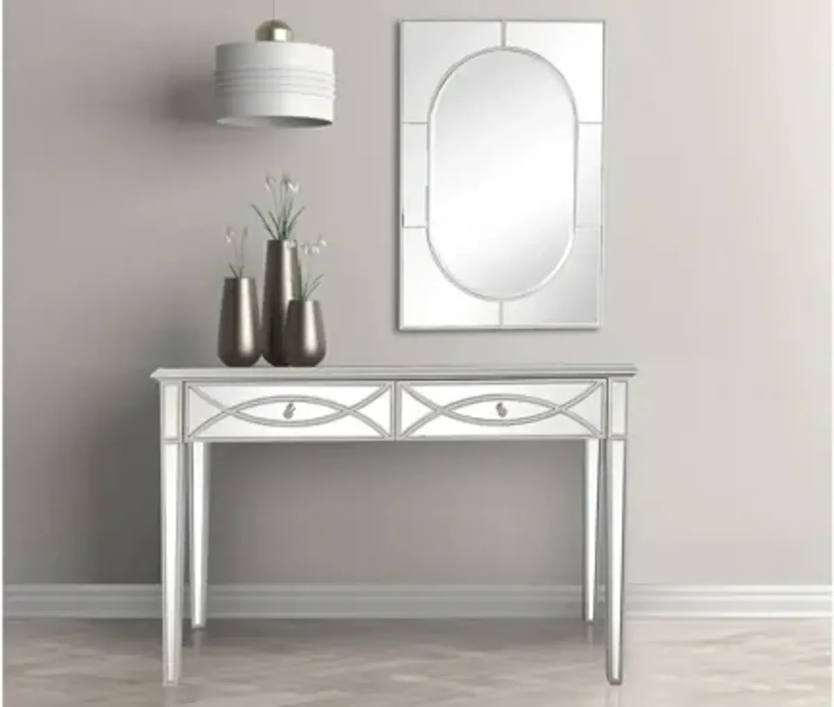 Helena Wall Mirror and Console Table