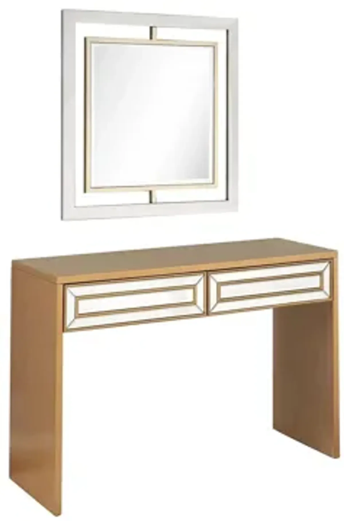 Virginia Wall Mirror and Console Table