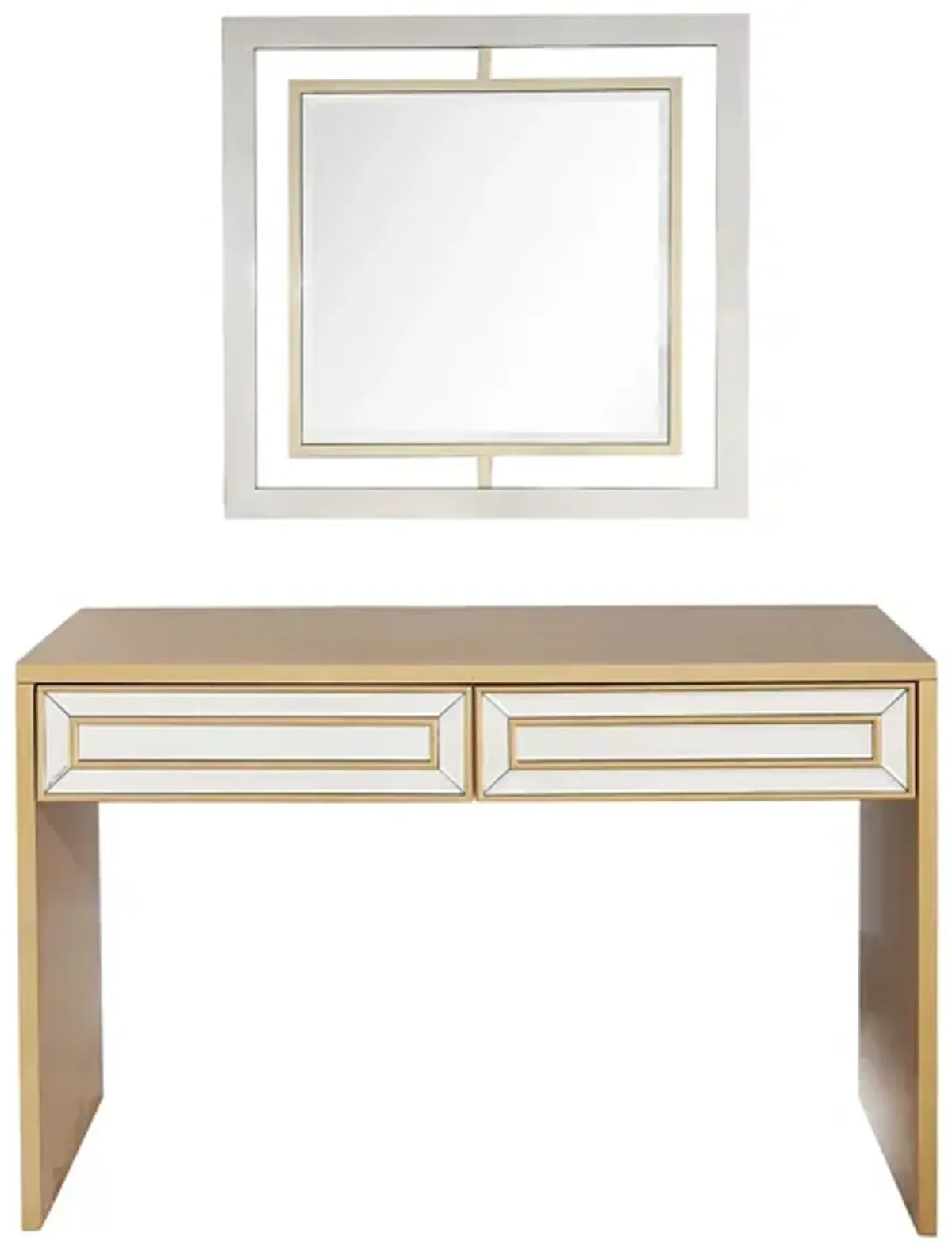 Virginia Wall Mirror and Console Table