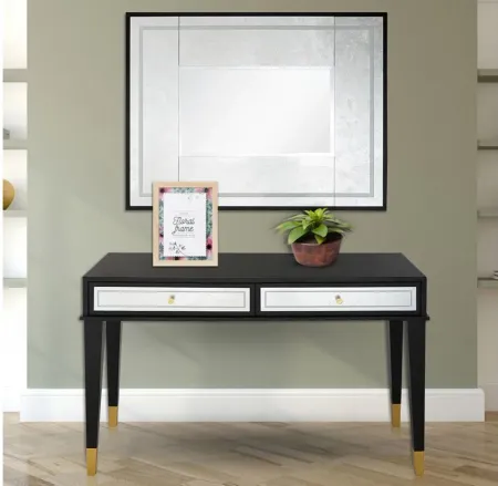 Makalu Console Table in Black by CAMDEN ISLE