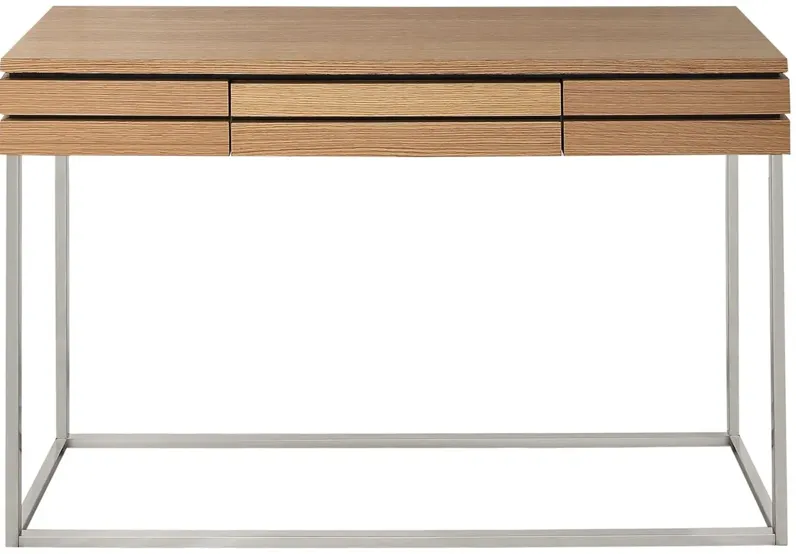 Barnes Console Table in Brown by CAMDEN ISLE