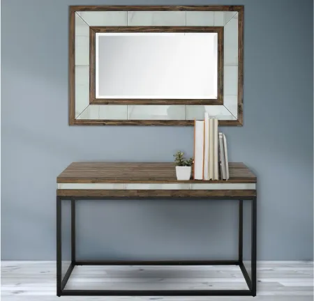 Bailey Console Table in Brown by CAMDEN ISLE
