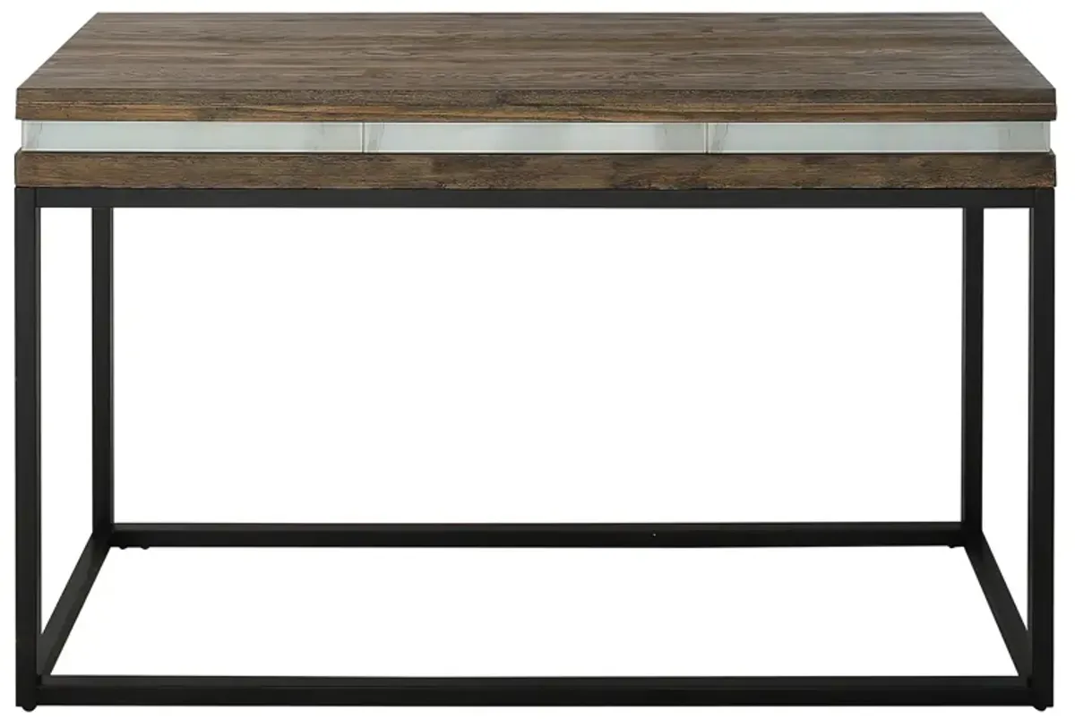 Bailey Console Table in Brown by CAMDEN ISLE