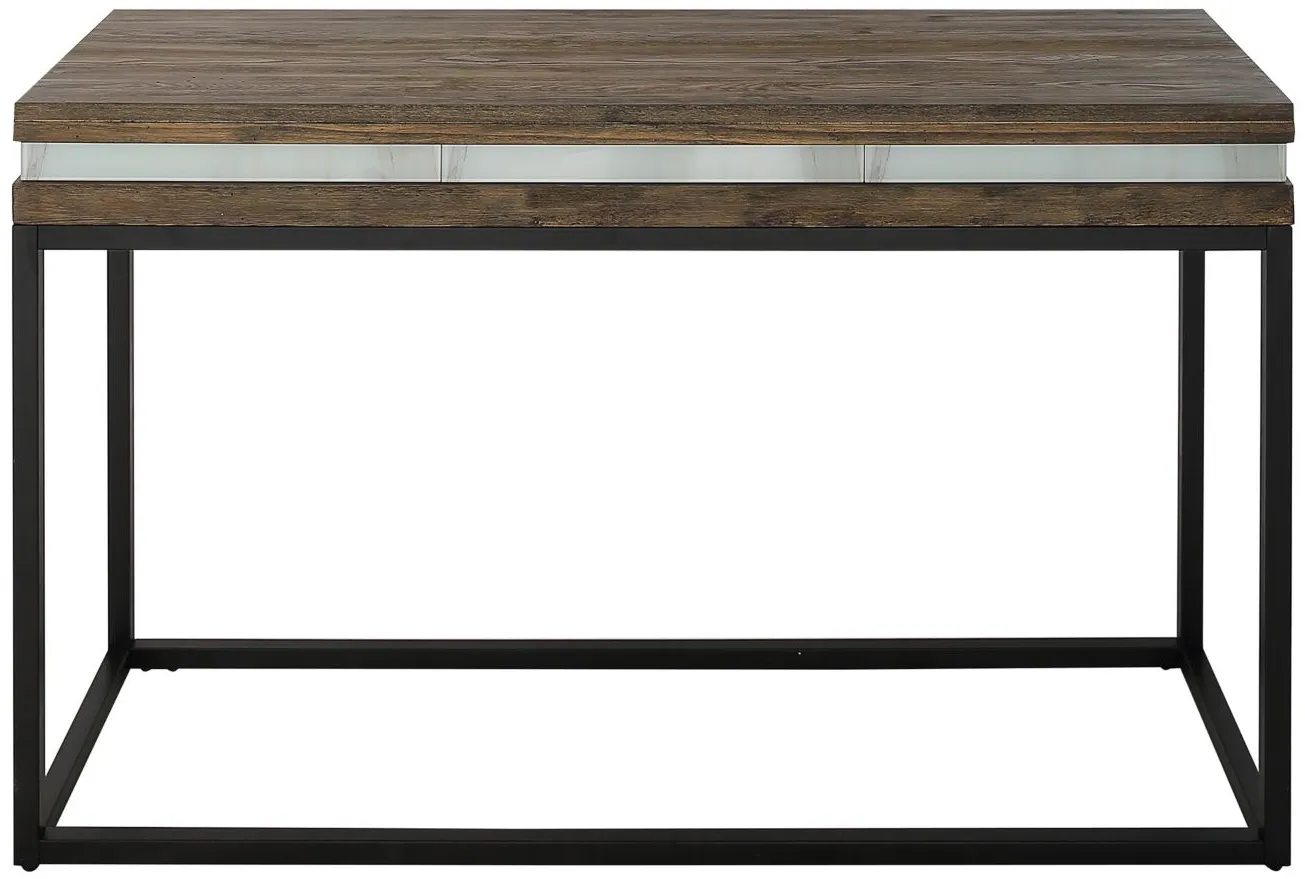 Bailey Console Table in Brown by CAMDEN ISLE