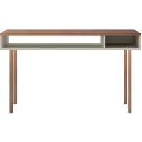 Andrale Console Accent Table in Off White and Natural by Manhattan Comfort