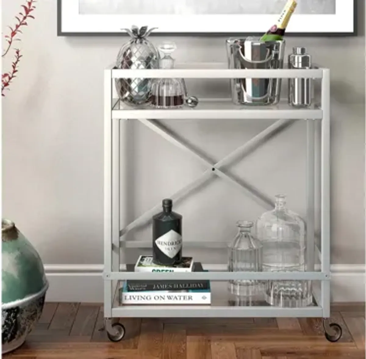 Warbler Rectangular Bar Cart