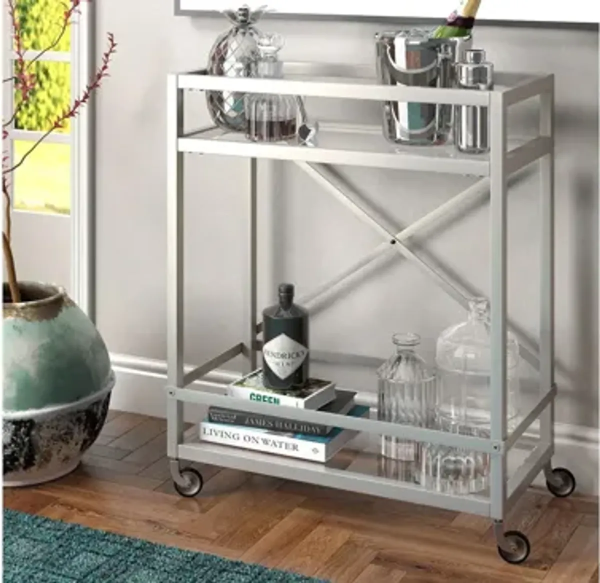 Warbler Rectangular Bar Cart