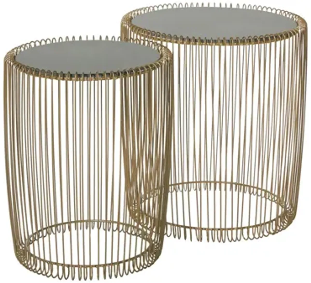 Ivy Collection Basket Accent Table 2-pc.