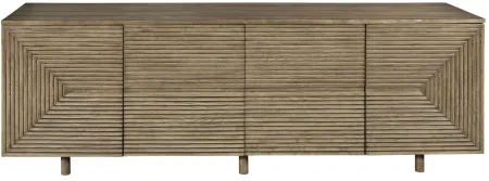 Pulaski Accents 4-Door Console in Brown by Samuel Lawrence