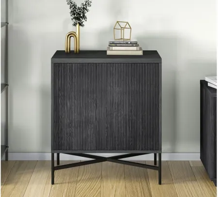 Brighton Accent Cabinet in Charcoal Gray by Hudson & Canal