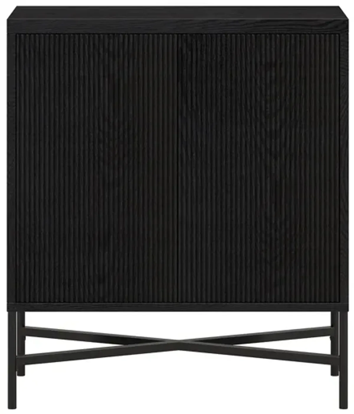 Brighton Accent Cabinet in Black Grain by Hudson & Canal