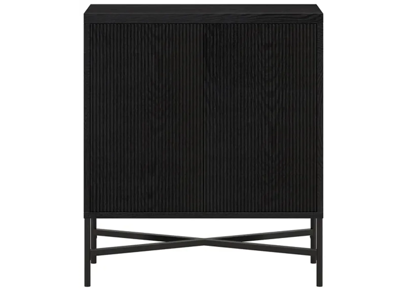 Brighton Accent Cabinet in Black Grain by Hudson & Canal