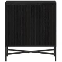 Brighton Accent Cabinet in Black Grain by Hudson & Canal