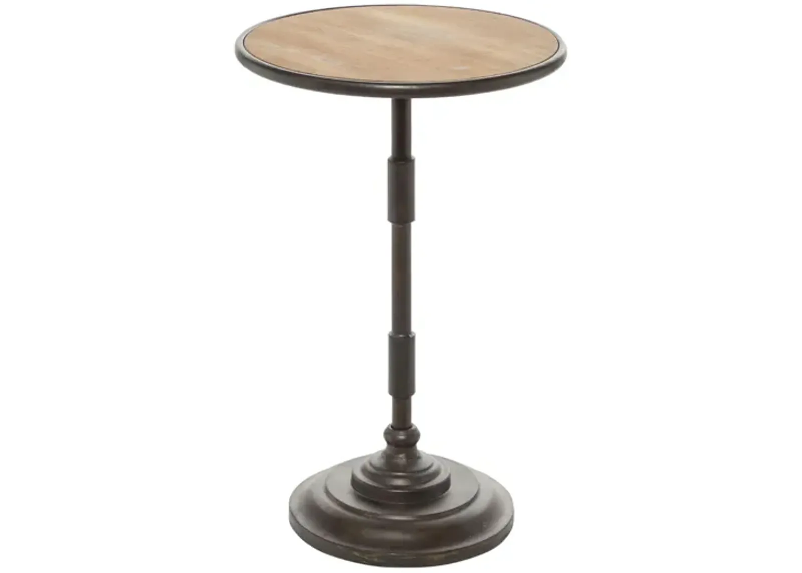 Ivy Collection Vintage Accent Table in Black by UMA Enterprises