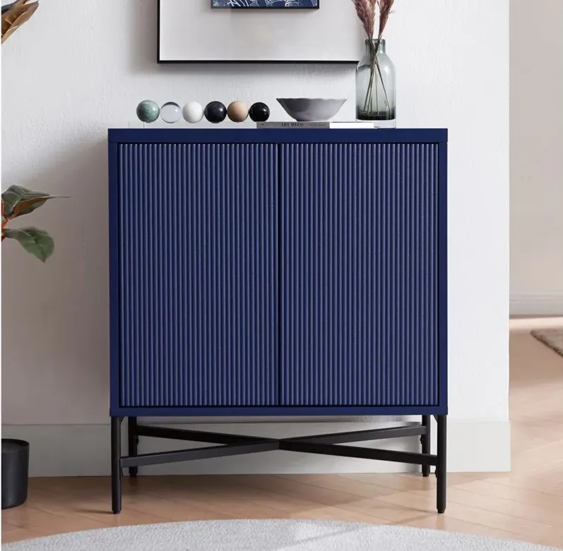 Brighton Accent Cabinet in Dark Blue by Hudson & Canal