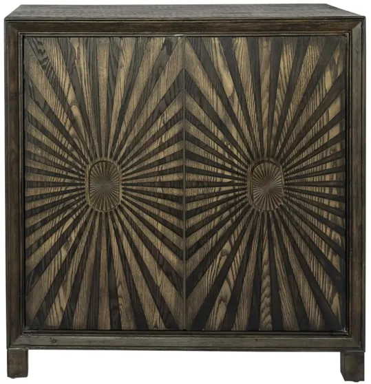 Chaucer 2 Door Wine Cabinet in Aged Whiskey Finish by Liberty Furniture