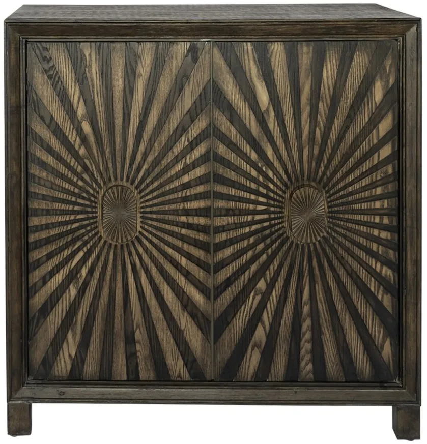 Chaucer 2 Door Wine Cabinet in Aged Whiskey Finish by Liberty Furniture