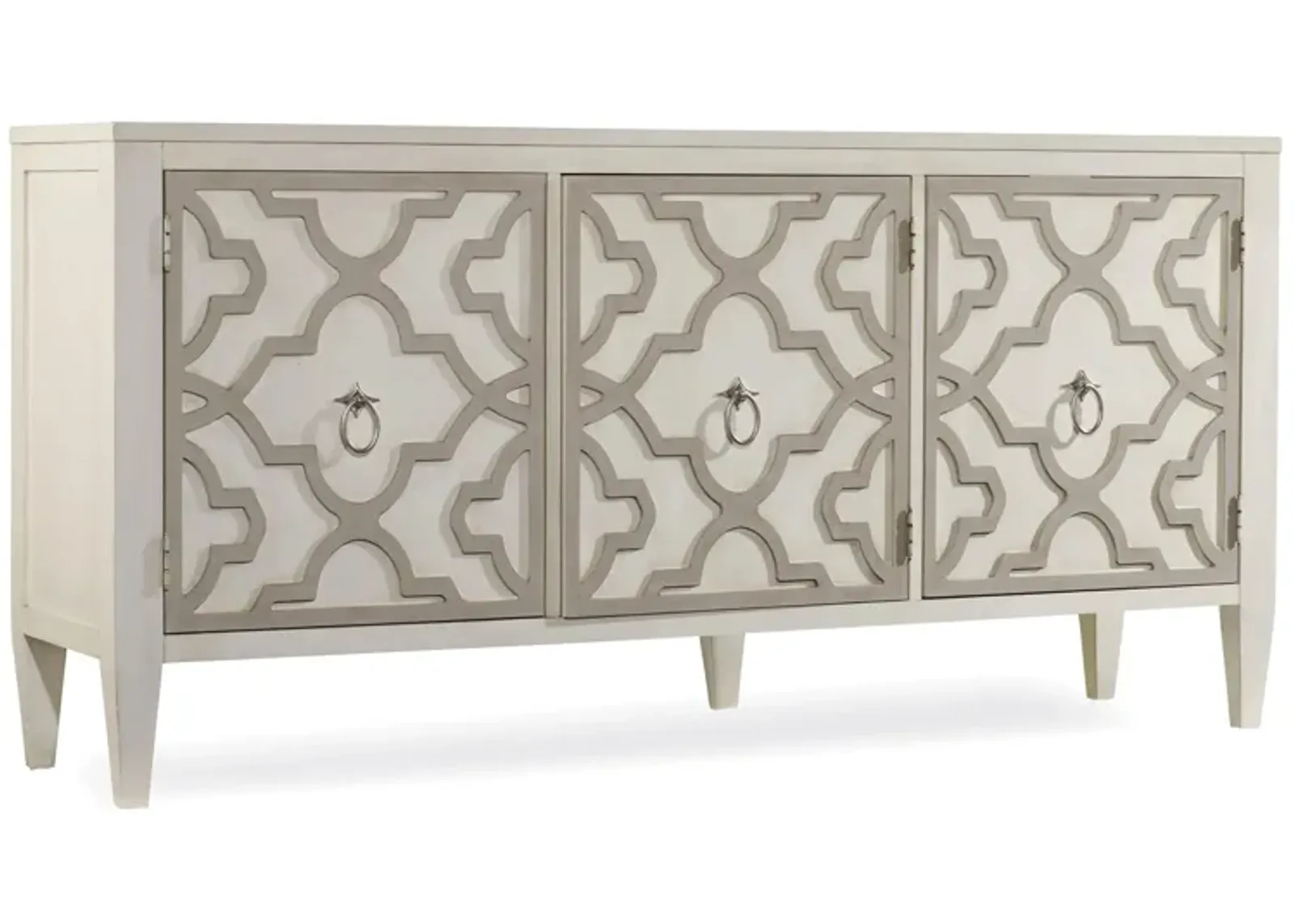 Melange Miranda Credenza in Cream by Hooker Furniture