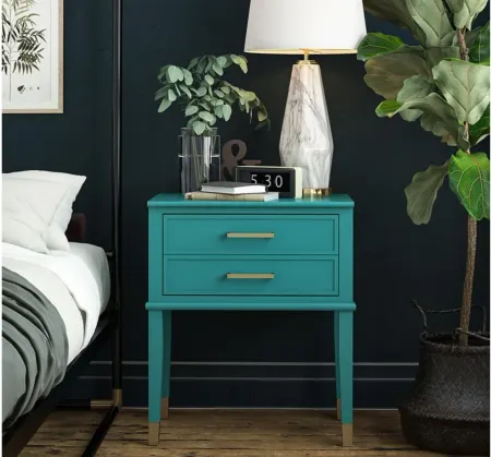 Westerleigh End Table in Emerald Green by DOREL HOME FURNISHINGS