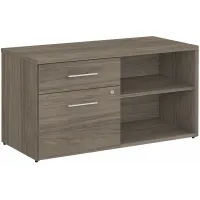 Office 500 Low Storage Cabinet in Modern Hickory by Bush Industries