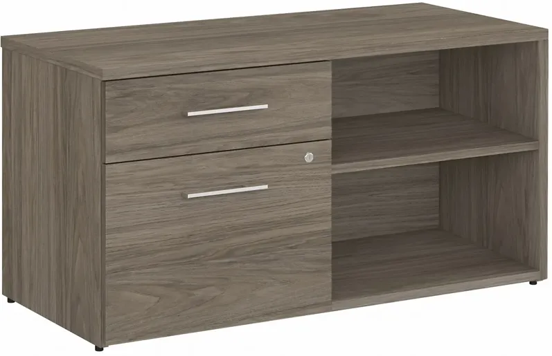 Office 500 Low Storage in Modern Hickory by Bush Industries