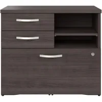 Steinbeck Office Storage Cabinet in Storm Gray by Bush Industries