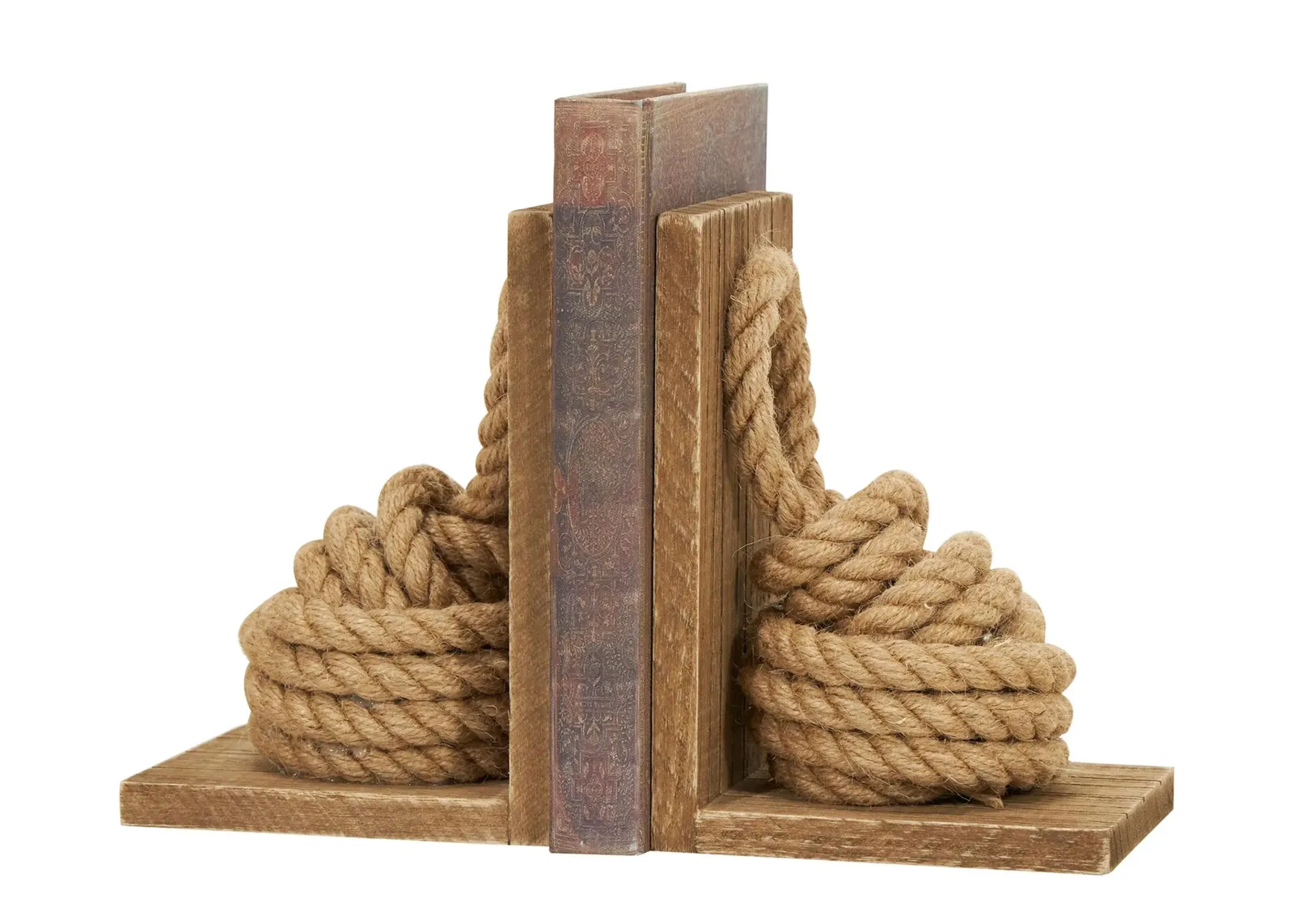 Ivy Collection Knot Rope Bookends Set