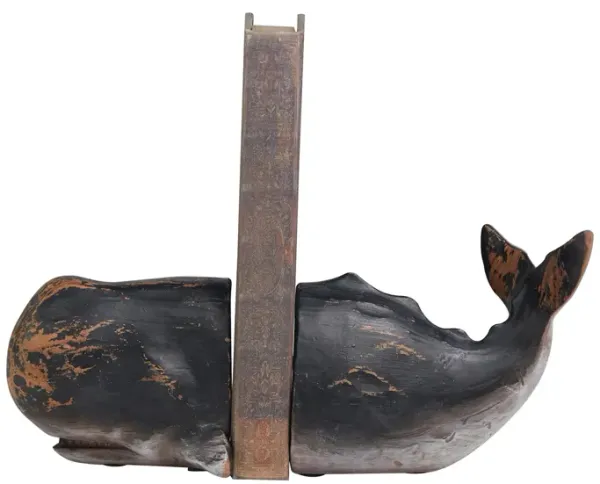 Ivy Collection Whale Bookends Set