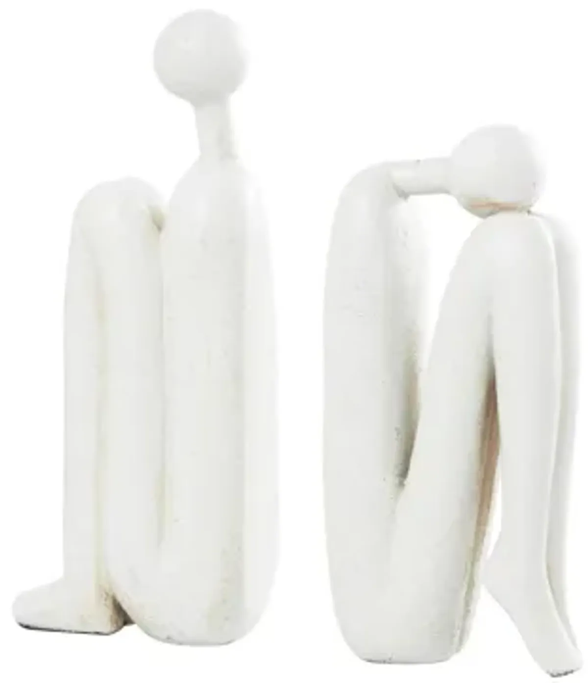 Ivy Collection People Tucked Bookends Set