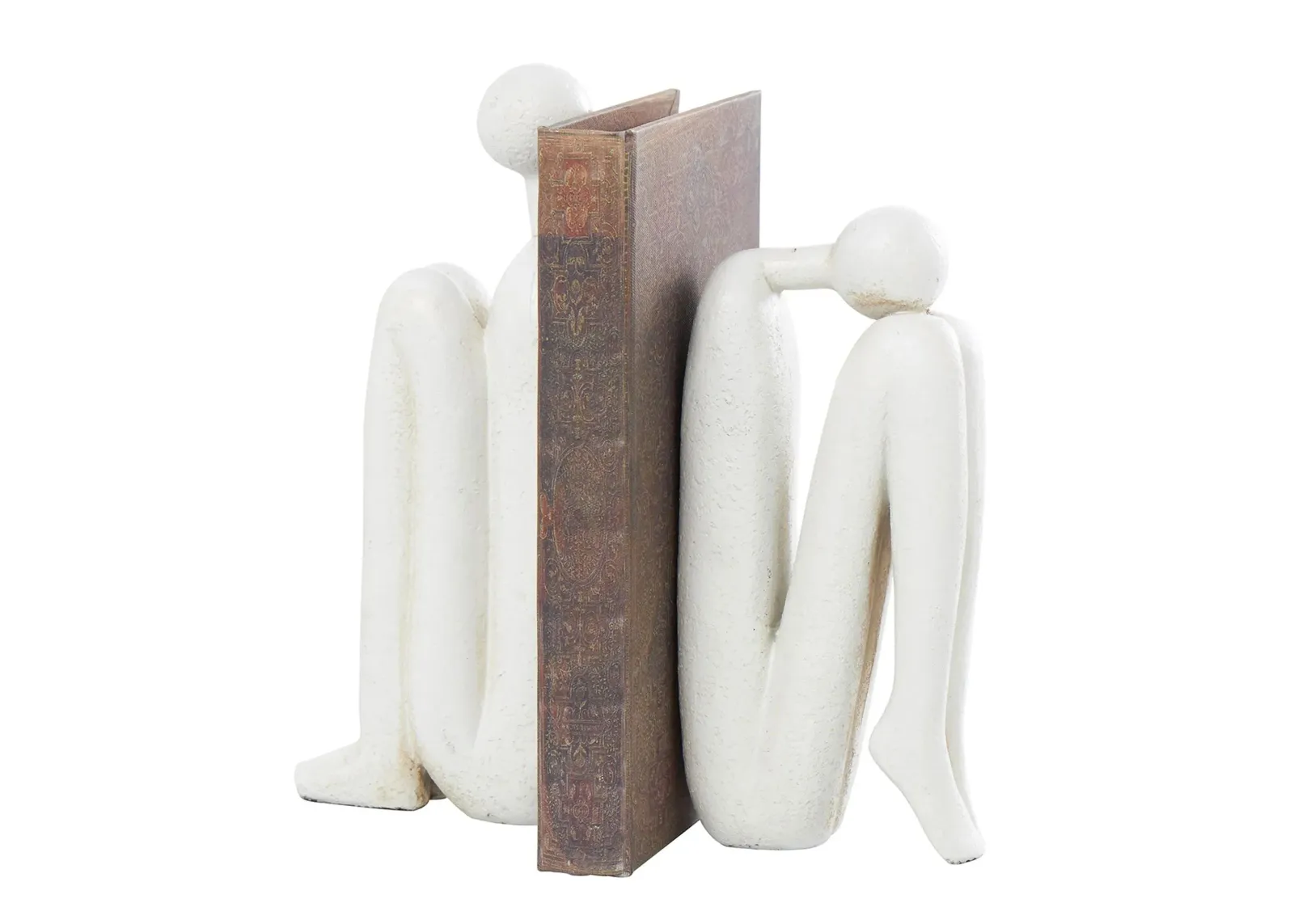 Ivy Collection People Tucked Bookends Set