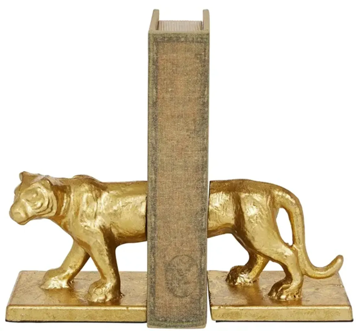 Ivy Collection Leopard Bookends Set